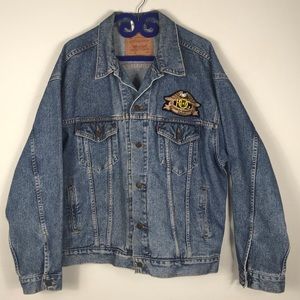 Vintage Levi’s Denim Jacket w/ Harley Patch